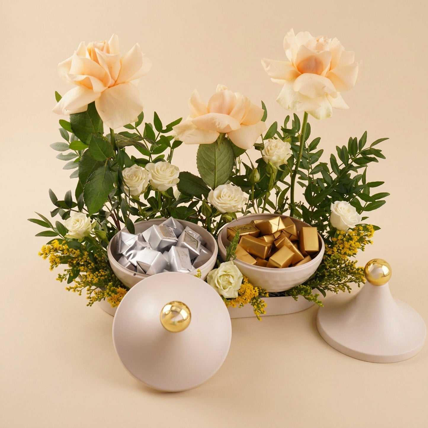 Chocolate and Flowers Gift Bouquet
