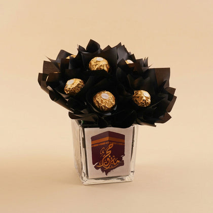 Mabrook Rocher Arrangement with Hajj Cake