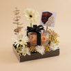 Hajj Welcome Gift with Cookies and White Flowers