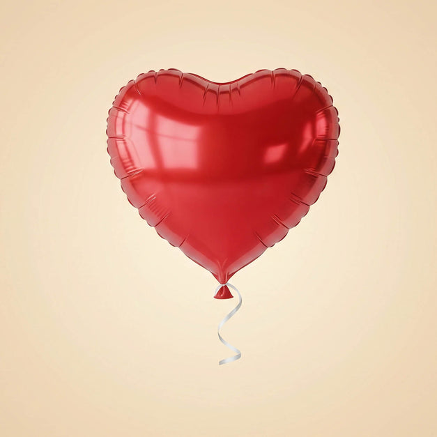 Red Heart Balloon for Romantic Occasions