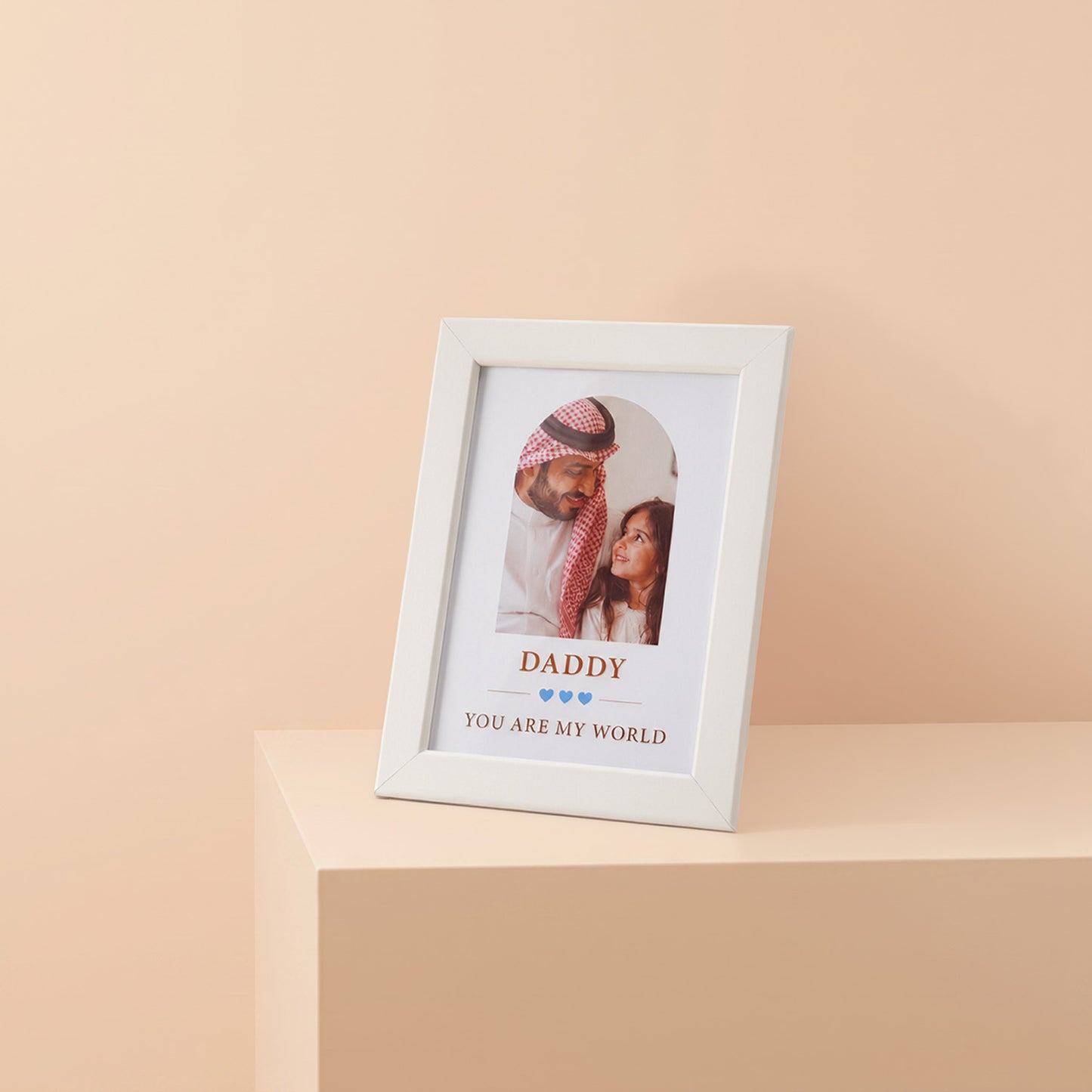 You Are My World Photo Frame - Father's Day