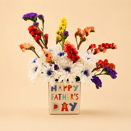 Happy Father's Day Vase