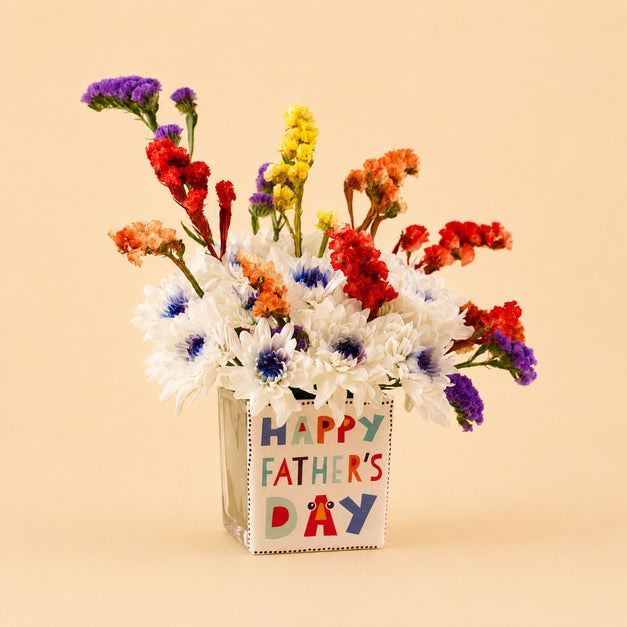 Happy Father's Day Vase
