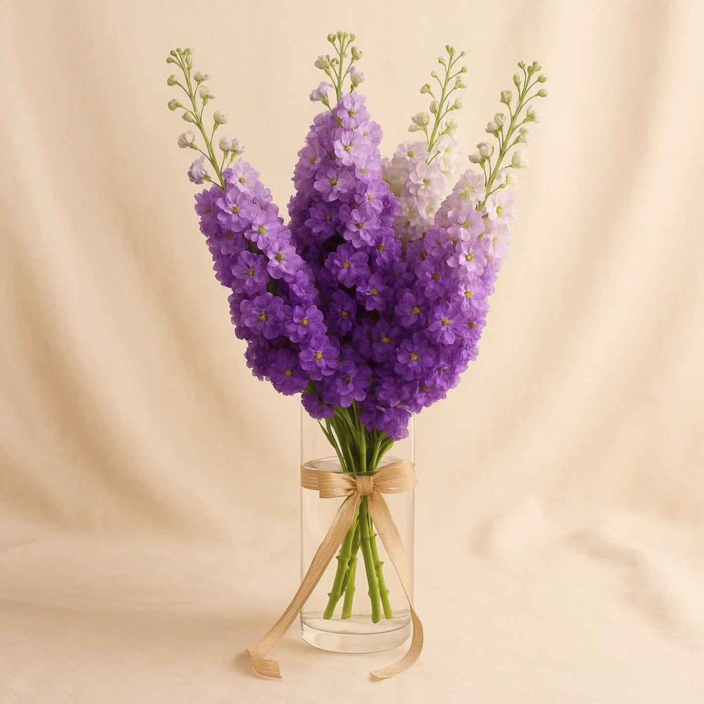 Captivating Delphinium Flower Vase