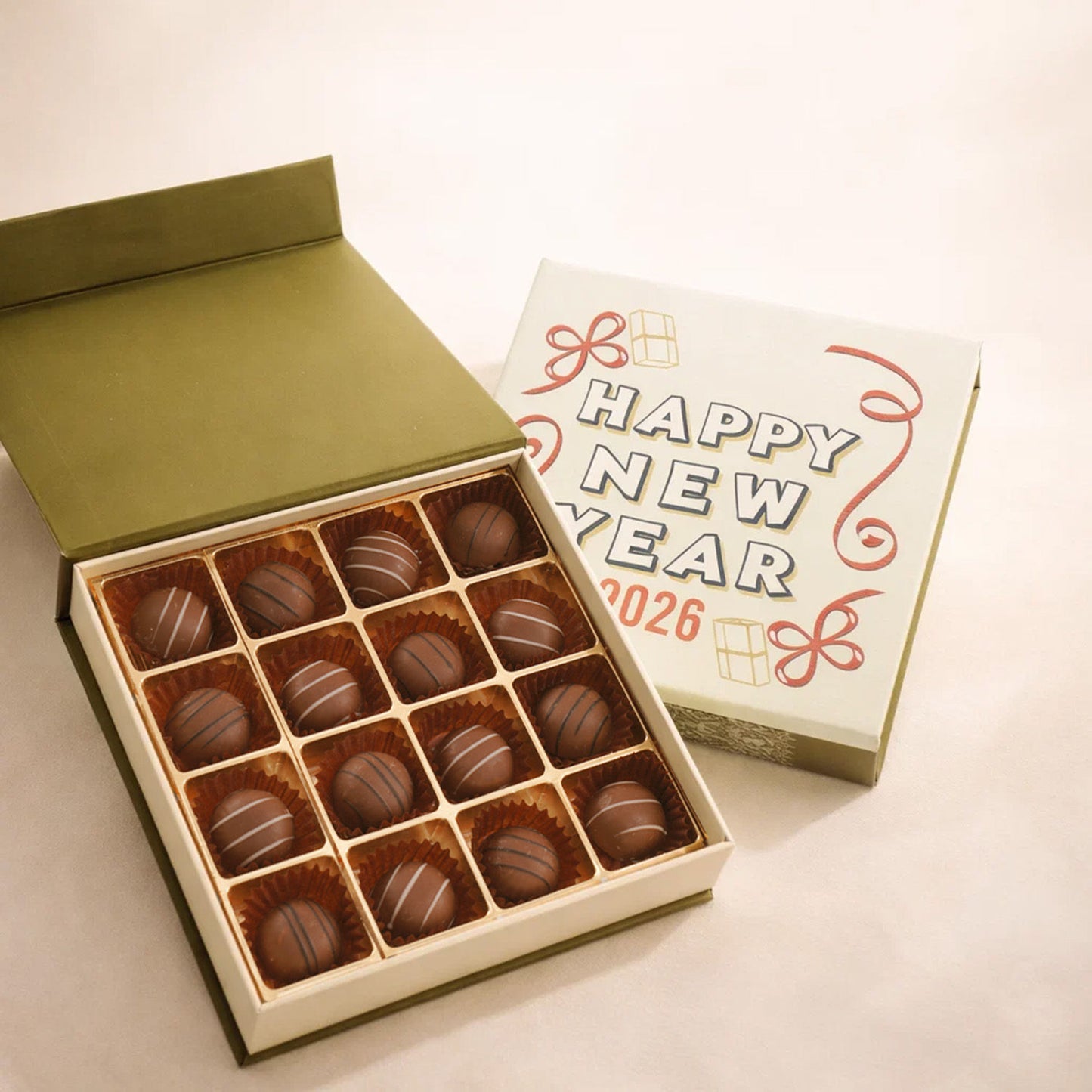 Chrysanthemum Vase n New Year Chocolate Box
