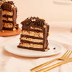 Crunchy Hazelnut Chocolate Cake