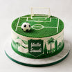 'Yalla Saudi' Football Chocolate Cake