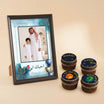 Personalized 'I Love You Dad' Frame with Chocolate Cupcakes