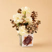 Elegant Father's Day Chocolate Box with White Roses