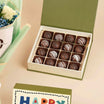 Father's Day Chocolate and White Roses Bouquet