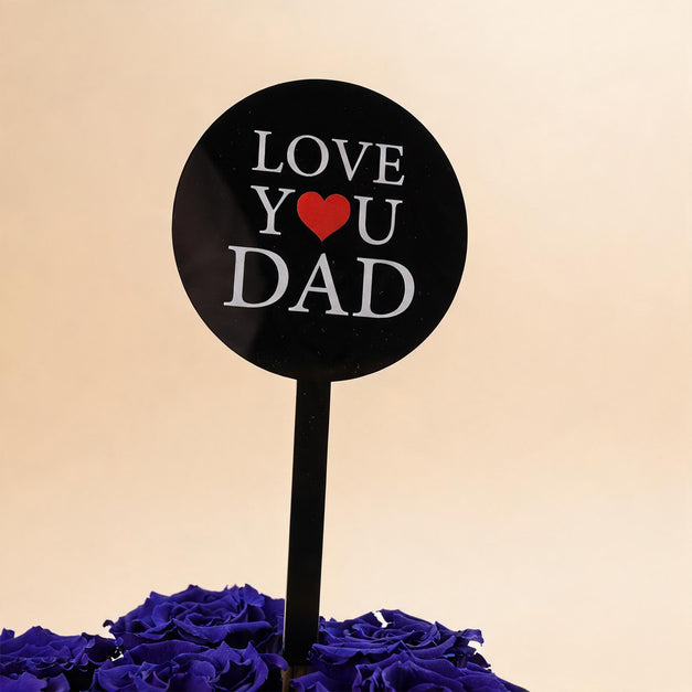 Blue Rose Box for Father's Day