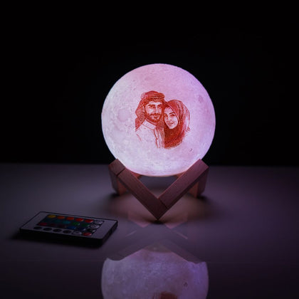 Rays of Love Moon Lamp