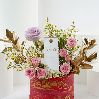 Dior Jadore EDP For Women n Flowers Box