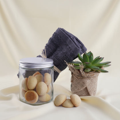 Elegant Gift Basket With Chocolate For Him