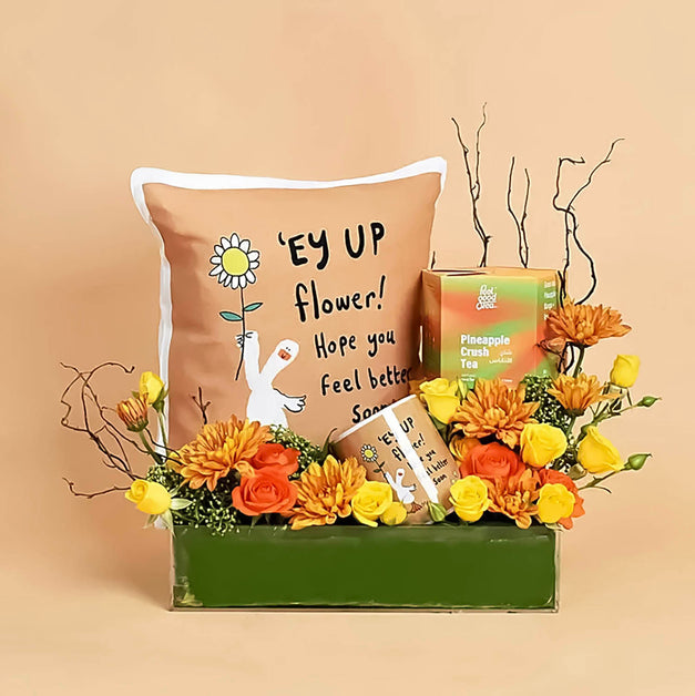 Ey Up Get Well Soon Gift Basket