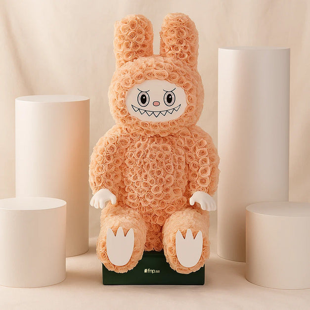Trendy Labubu Doll Flower Arrangement