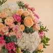 Dream White Hydrangea n Roses Vase