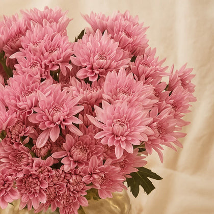 Chrysanths Charm Vase