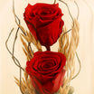 2 Roses Bouquet Red Forever Roses