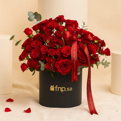 Bold Love Statement | Red Rose Box