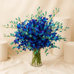 Mesmerizing Royal Blue Orchid Vase 