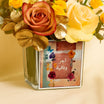Get Well Soon Peach Rose Vase