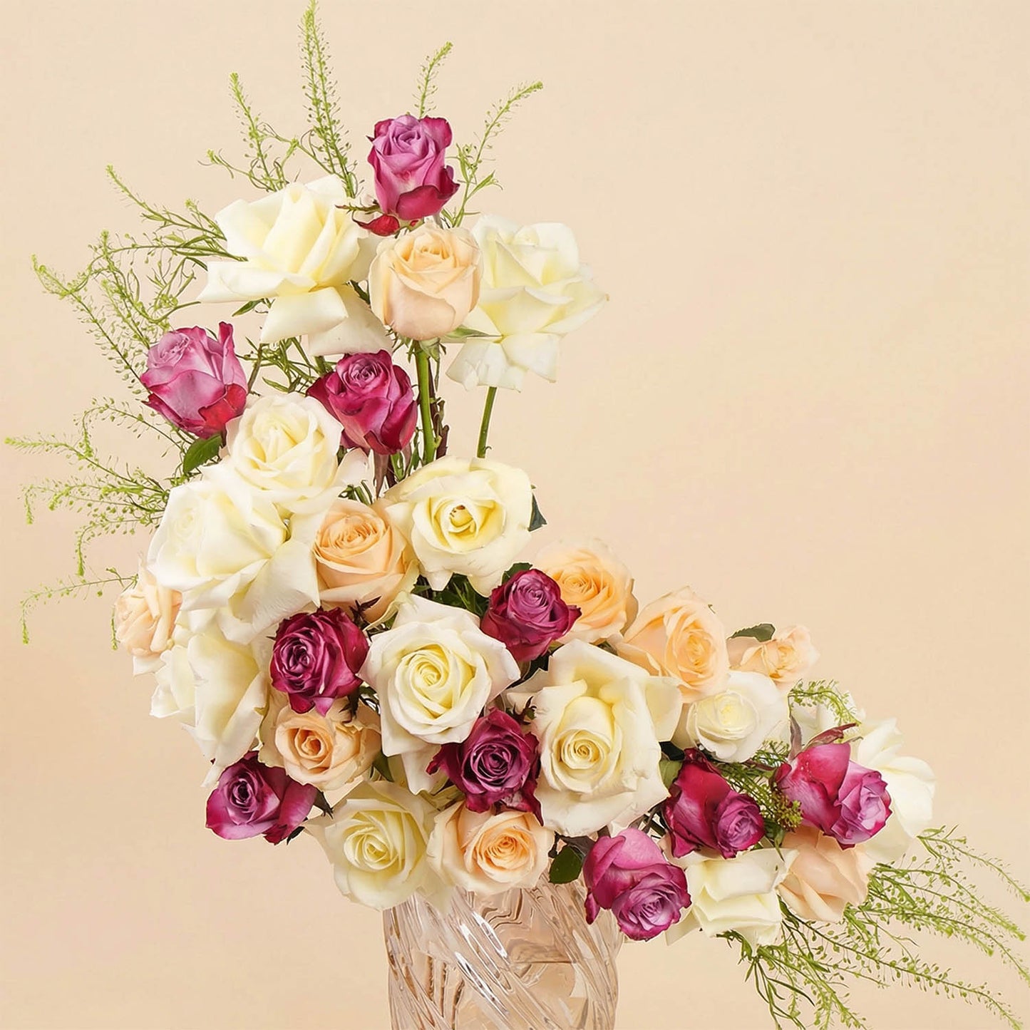 Rose Colors Beauty Vase 