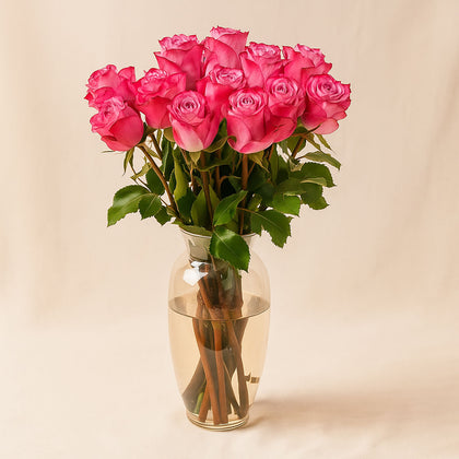 Purple Rose Charming Vase