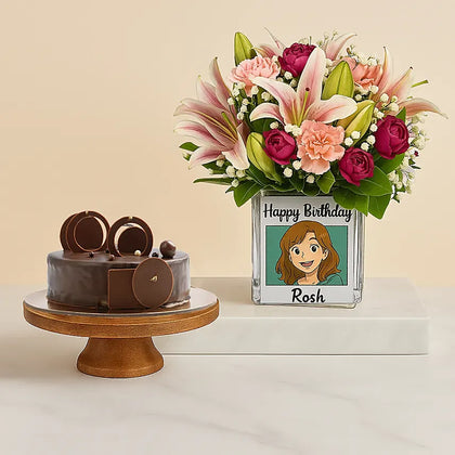 Fudge Chocolate Tender Cake