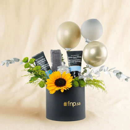 Care & Flower Gift Box for Him