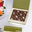 Hand-Tied Colorful Roses n Chocolate Truffles