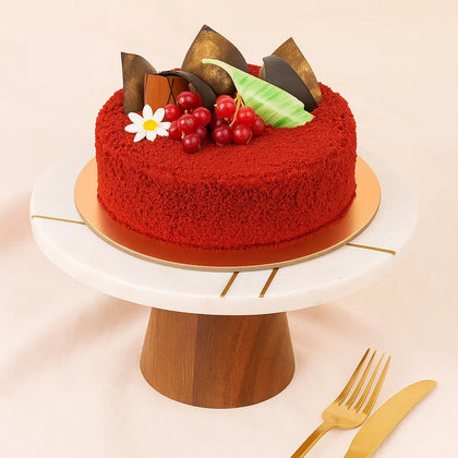 Happiness Sweet Red Velvet Cake 