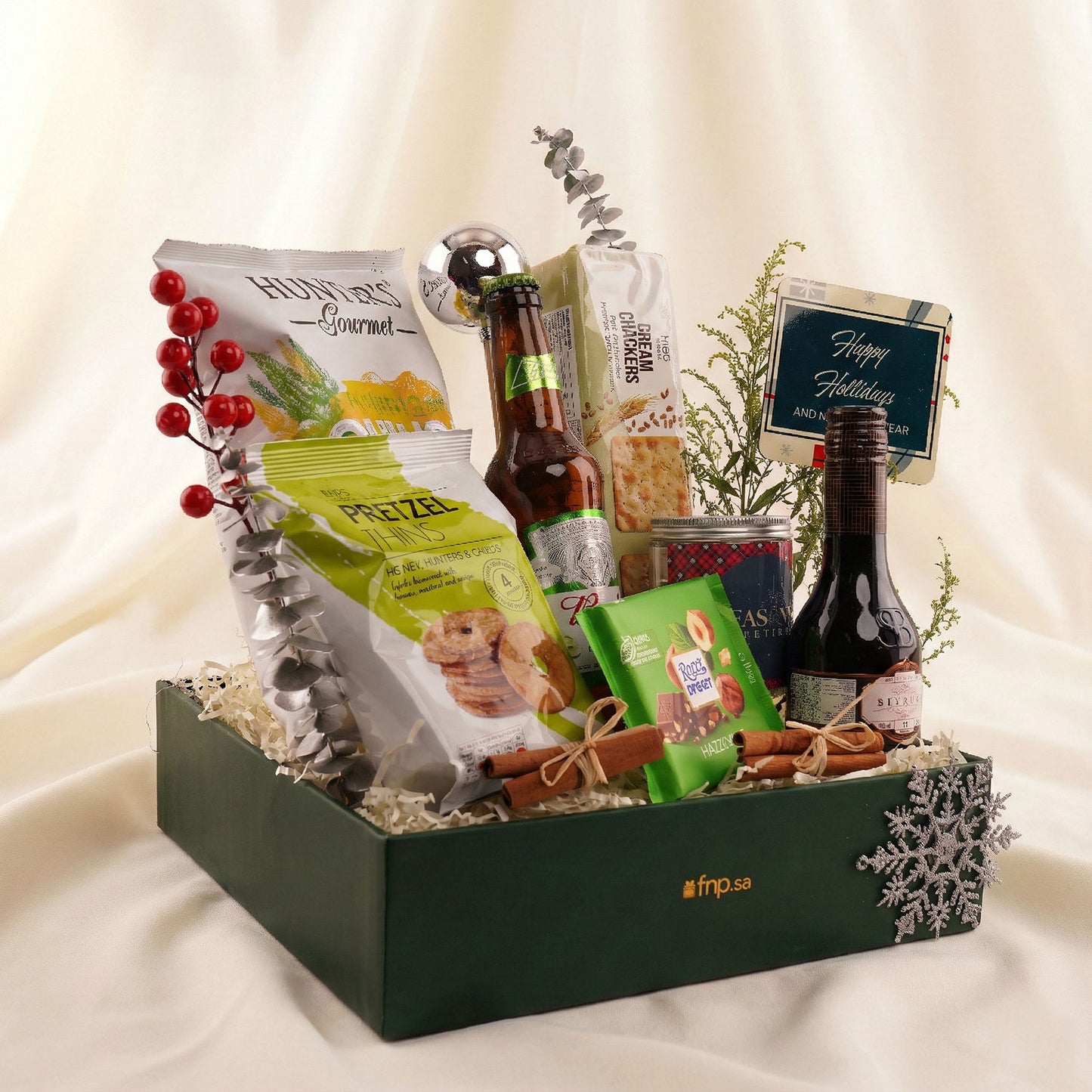 Holiday Cheers n Bubbles Hamper - New Year Wishes