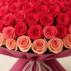 Hot Pink Ombre Tones Flower Bouquet