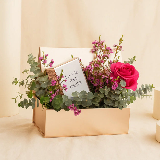 La Vie Est Belle Perfume For Her n Rose Box  