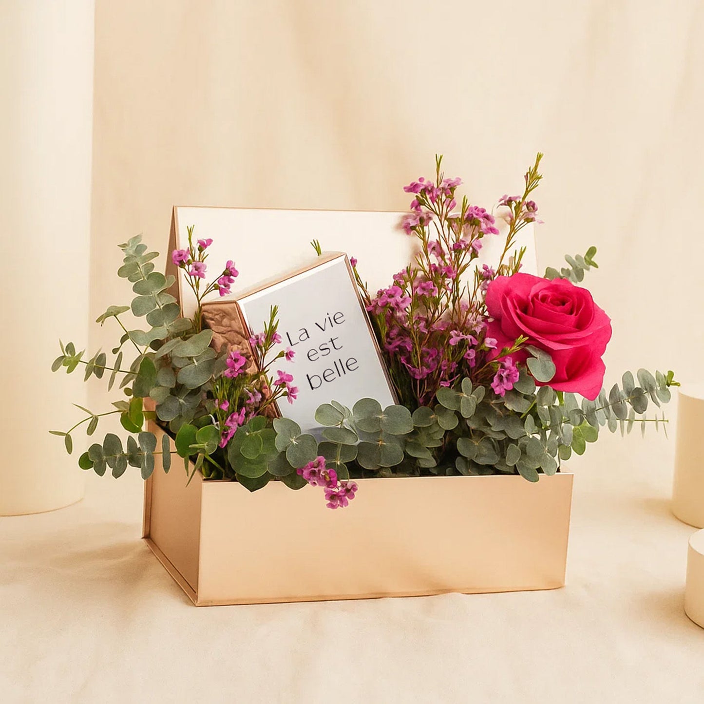 La Vie Est Belle Perfume For Her n Rose Box  