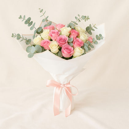 Latifah | Mix Roses Flower Bouquet 