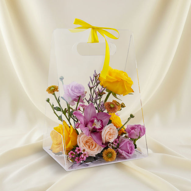 Luminous Grace Roses With Cake n Balloons