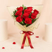 Malika | 9 Red Roses Flower Bouquet