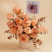 Moonlit Serenity Rose Vase