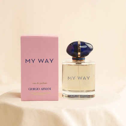 My Way Women's Perfume n Gerbera Vase