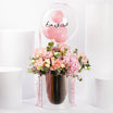 New Baby Girl Pink Bloom n Balloons