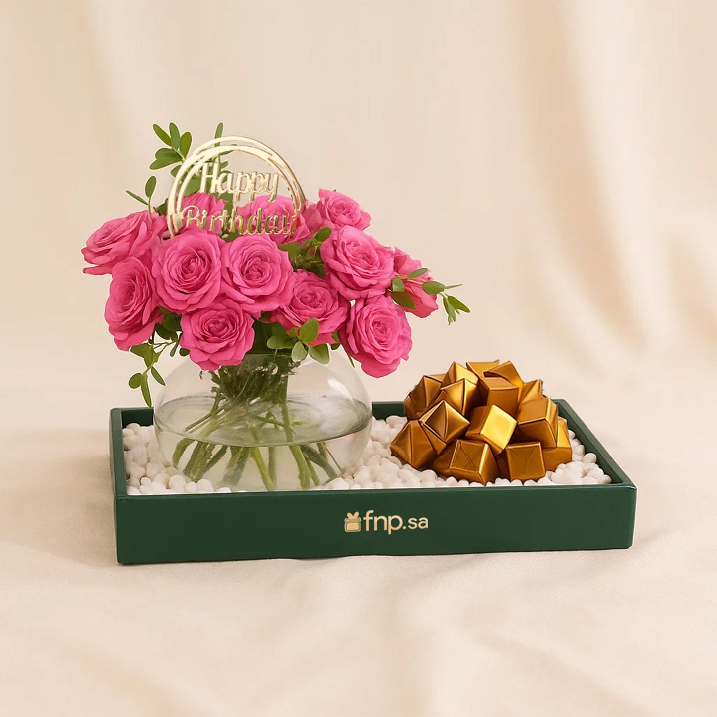 Pink Bliss Birthday Surprise Chocolate Tray
