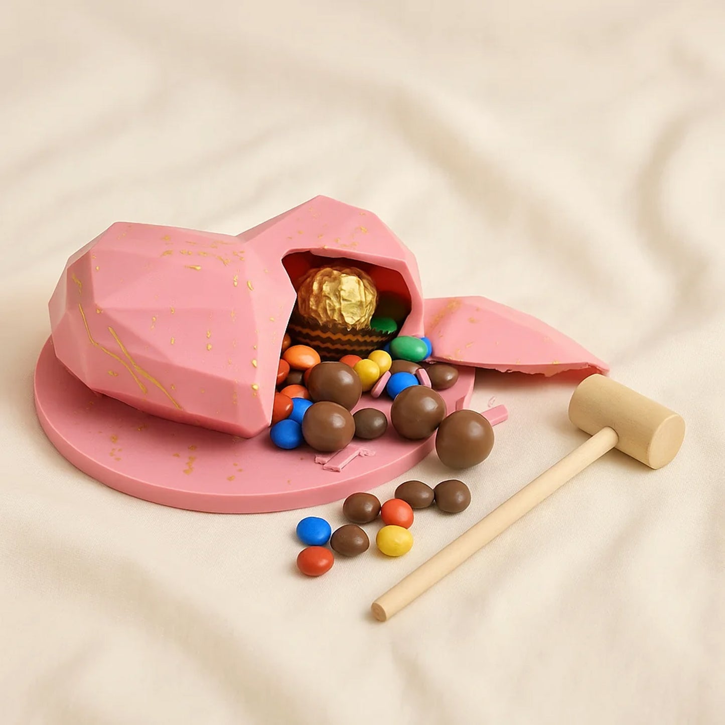 Pink Pinata Chocolate Heart