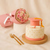 Pink Graduation Cake For Ladies