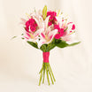 Pink Lily n Rose Blush Flower Bouquet
