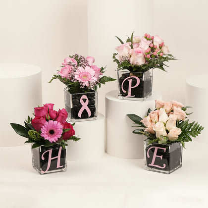 Pink October Flower | H-O-P-E Quartet