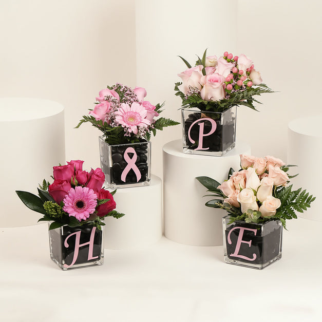 Pink October Flower | H-O-P-E Quartet