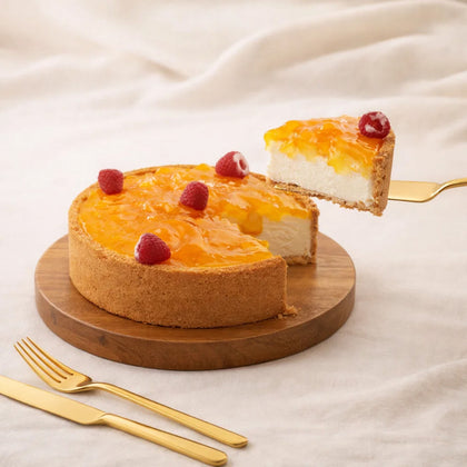 Refreshing Mango Cheesecake