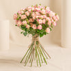 Rosy Tenderness Hand Tied Flower Bouquet